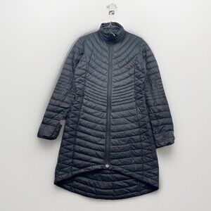 Mountain Hardwear Down Quilted Puffer Parka Coat Long Jacket Women S Black Read